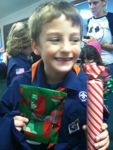 So excited for his gifts!